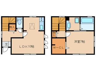 DUAL　本町　A棟の物件間取画像